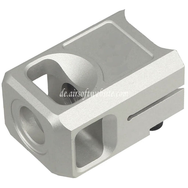 5KU CNC Aluminium Kompensator V2 -14mm CCW Gewinde gegen den Uhrzeigersinn Geeignet für G17 G19 Gen5 Serie GBB Pistolen Airsoft