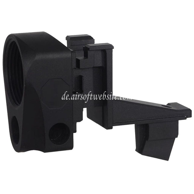 5KU Aluminum 4-Steckplätze 20mm M1913 Picatinny Schiene Schaft Adapter Geeignet für M4 Puffer Rohr Toyko Marui AKM Serie GBB Gewehre