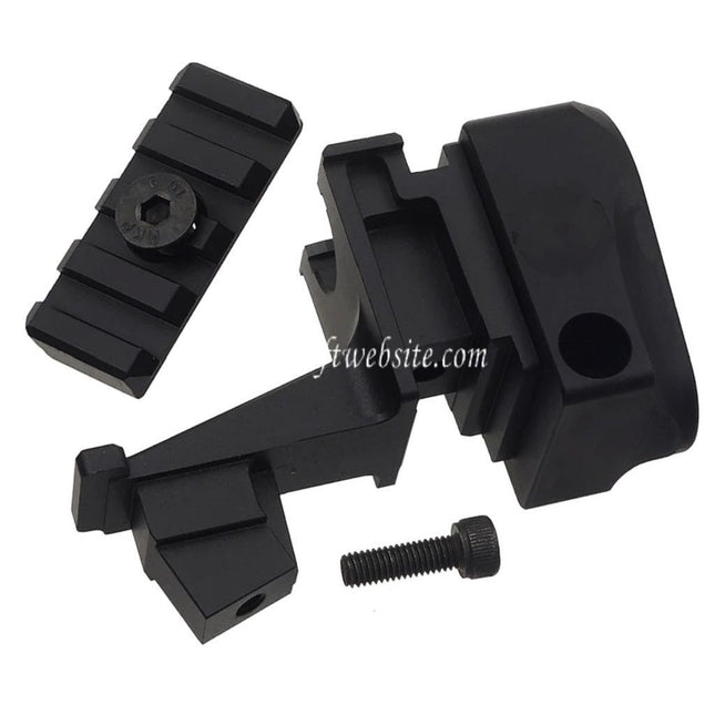 5KU Aluminum 4-Steckplätze 20mm M1913 Picatinny Schiene Schaft Adapter Geeignet für M4 Puffer Rohr Toyko Marui AKM Serie GBB Gewehre