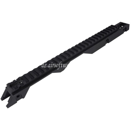 Airsoft Website 340mm Obere Schiene Geeignet für G36 Serie AEG Gewehre Schwarz