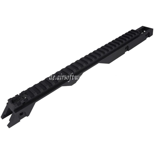 Airsoft Website 340mm Obere Schiene Geeignet für G36 Serie AEG Gewehre Schwarz