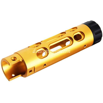 Narcos Airsoft CNC Aluminum Vorderes Lauf Kit (Typ 2) Geeignet für Action Army AAP01 Serie GBB Pistolen