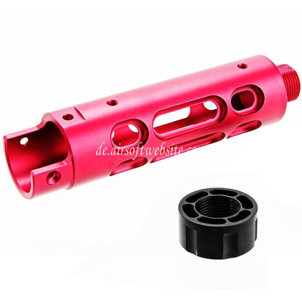 Narcos Airsoft CNC Aluminum Vorderes Lauf Kit (Typ 2) Geeignet für Action Army AAP01 Serie GBB Pistolen