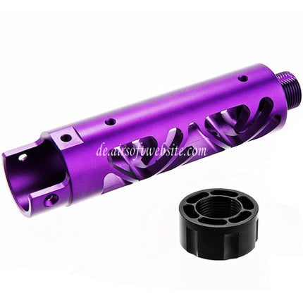 Narcos Airsoft CNC Aluminum Vorderes Lauf Kit (Typ 6) Geeignet für Action Army AAP01 Serie GBB Pistolen