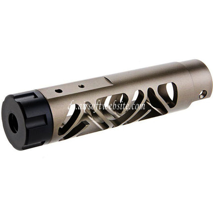 Narcos Airsoft CNC Aluminum Vorderes Lauf Kit (Typ 6) Geeignet für Action Army AAP01 Serie GBB Pistolen