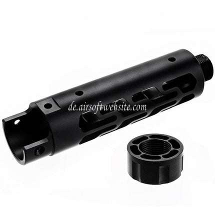 Narcos Airsoft CNC Aluminum Vorderes Lauf Kit (Typ 7) Geeignet für Action Army AAP01 Serie GBB Pistolen