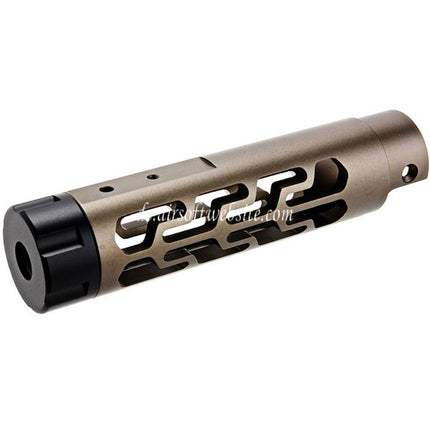 Narcos Airsoft CNC Aluminum Vorderes Lauf Kit (Typ 7) Geeignet für Action Army AAP01 Serie GBB Pistolen