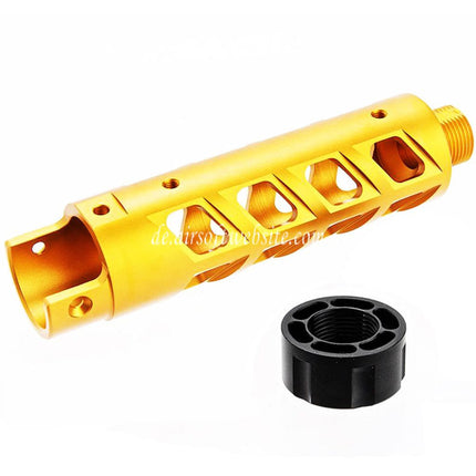 Narcos Airsoft CNC Aluminum Vorderes Lauf Kit (Typ 8) Geeignet für Action Army AAP01 Serie GBB Pistolen