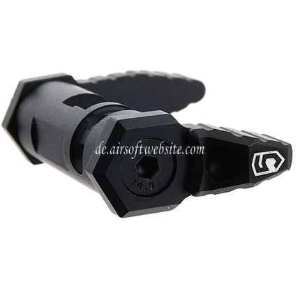 Revanchist Airsoft 60 Grad Ambidextrous Wahlhebel Geeignet für Tokyo Marui M4 MWS Serie GBB Gewehre Schwarz