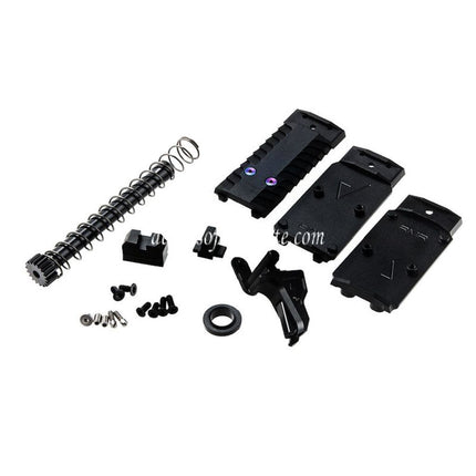 RWA Agency Arms CNC Aluminum P320 Peacekeeper Schlitten Set Geeignet für SIG AIR Proforce P320 XCarry M17 M18 Serie GBB Pistolen Airsoft