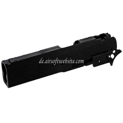 Tiger Soul CNC Aluminum INF Venom Mittlerer Rahmen Schlitten Set Geeignet für Toyko Marui Hi-Capa Serie GBB Pistolen Airsoft