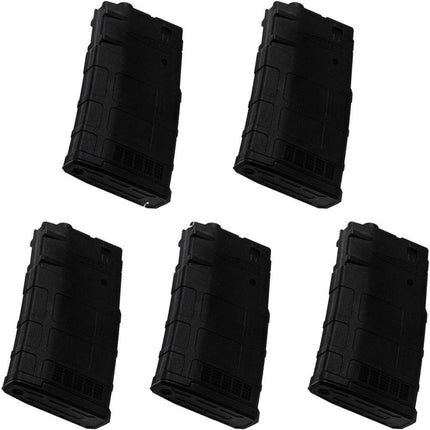 ARES 5 Stück 130rd Mid-Cap Magazin Geeignet für ARES AR308 SR25 M110 Serie AEG Gewehre Airsoft