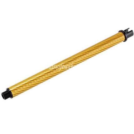 Dr. Black Leichtgewicht Kohlefaser 10.5 Zoll Äußerer Lauf -14mm CCW Gegen den Uhrzeigersinn Geeignet für Tokyo Marui M4 Serie MWS GBB Gewehre Airsoft