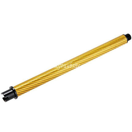 Dr. Black Leichtgewicht Kohlefaser 10.5 Zoll Äußerer Lauf -14mm CCW Gegen den Uhrzeigersinn Geeignet für Tokyo Marui M4 Serie MWS GBB Gewehre Airsoft