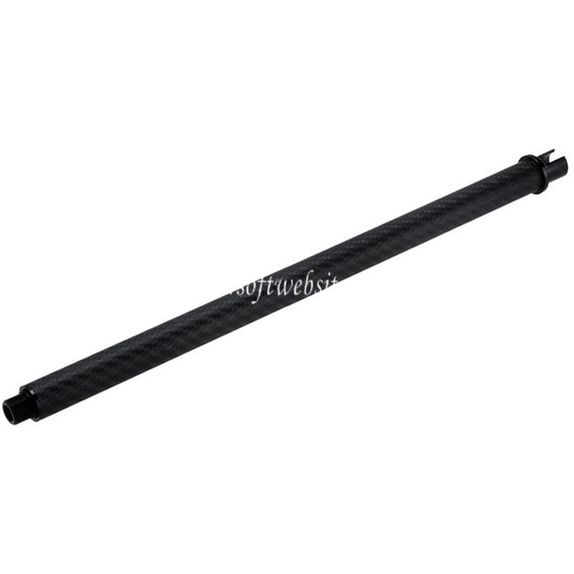 Dr. Black Leichtgewicht Kohlefaser 14 Zoll Äußerer Lauf -14mm CCW Gegen den Uhrzeigersinn Geeignet für Tokyo Marui M4 Serie MWS GBB Gewehre Airsoft