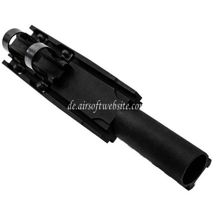 Hephaestus Aluminum 20mm Schienengasrohr Geeignet für Tokyo Marui AK Serie GBB Gewehre Airsoft Schwarz