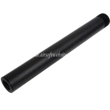 Laylax PSS 257mm/265mm Kurzer Typ Kohlefaser Außenlauf Geeignet für Tokyo Marui VSR-10 Serie Bolt Action Scharfschützen Airsoft Schwarz