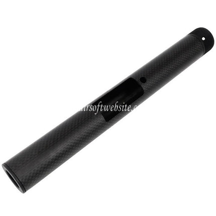 Laylax PSS 257mm/265mm Kurzer Typ Kohlefaser Außenlauf Geeignet für Tokyo Marui VSR-10 Serie Bolt Action Scharfschützen Airsoft Schwarz