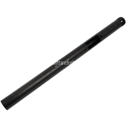 Laylax PSS 421mm Kohlefaser Außenlauf Geeignet für Tokyo Marui VSR-10 G-Spec Serie Bolt Action Scharfschützen Airsoft Schwarz