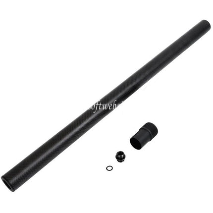 Laylax PSS 548mm Kohlefaser Normaler Außenlauf Geeignet für Tokyo Marui VSR-10 G-Spec Serie Bolt Action Scharfschützen Airsoft Schwarz