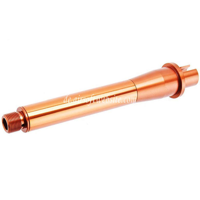 Revanchist Airsoft 6.5 Zoll Aluminium Äußerer Lauf mit 0.5 Zoll Barrel Extension -14mm CCW Gegen den Uhrzeigersinn Geeignet für Tokyo Marui M4 Serie MWS GBB Gewehre Airsoft