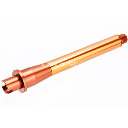 Revanchist Airsoft 7.5 Zoll Aluminium Äußerer Lauf mit 0.5 Zoll Barrel Extension -14mm CCW Gegen den Uhrzeigersinn Geeignet für Tokyo Marui M4 Serie MWS GBB Gewehre Airsoft