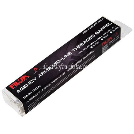 RWA Agency Arms CNC Aluminum Mittelliniengewinde Äußerer Lauf -14mm CCW gegen den Uhrzeigersinn Geeignet für Umarex (VFC) G17 Gen3 Gen4 G18C / RWA Agency Arms EXA Serie GBB Pistolen Airsoft