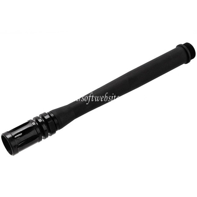 VFC Verlängerter Außenlauf -14mm CCW gegen den Uhrzeigersinn mit Mündungsfeuerdämpfer Geeignet für VFC M249 Serie GBB Machine Gun Gewehre Airsoft Schwarz