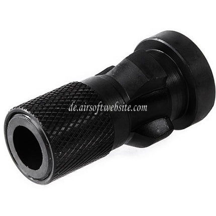 VFC Metall Mündungsfeuerdämpfer Muzzle Adapter Geeignet für Umarex VFC MP5 Serie GBB Gewehre Airsoft