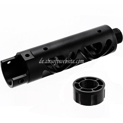 Narcos Airsoft CNC Aluminum Vorderes Lauf Kit (Typ 6) Geeignet für Action Army AAP01 Serie GBB Pistolen