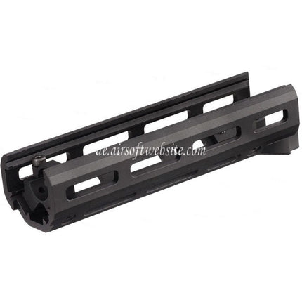 Hephaestus 6.5 Zoll 160mm CNC Aluminum M-LOK Handschutz Geeignet für GHK LCT AKS-74U Serie AEG GBB Gewehre Airsoft Schwarz