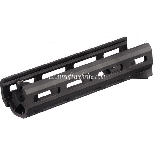 Hephaestus 6.5 Zoll 160mm CNC Aluminum M-LOK Handschutz Geeignet für GHK LCT AKS-74U Serie AEG GBB Gewehre Airsoft Schwarz