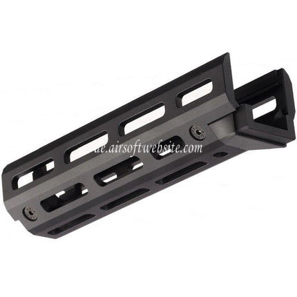 Hephaestus 6.5 Zoll 160mm CNC Aluminum M-LOK Handschutz Geeignet für GHK LCT AKS-74U Serie AEG GBB Gewehre Airsoft Schwarz