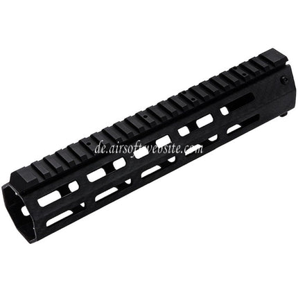 Revanchist Airsoft 245mm 9.5 Zoll Leichte Kohlefaser M-LOK Handschutz schienen system Geeignet für Tokyo Marui M4 Serie MWS GBB Gewehre Schwarz