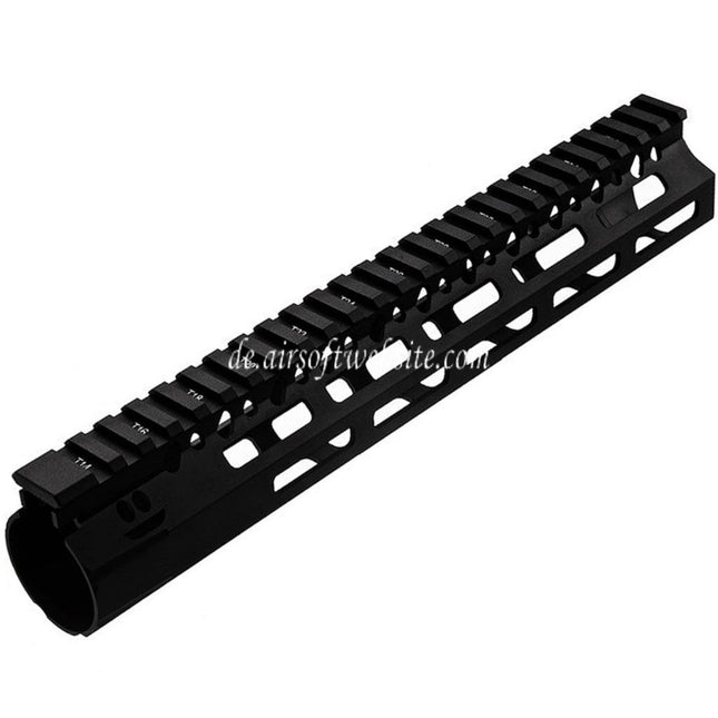 VFC 10 Zoll BCM GUNFIGHTER MCMR-10 M-LOK Handschutz schienen system Geeignet für VFC M4 Serie AEG Gewehre Airsoft Schwarz