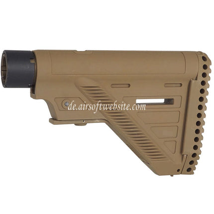 E&C 416A5 Stil Einziehbar Schaft mit Pufferrohr geeignet für HK416 Serie AEG Gewehre Airsoft