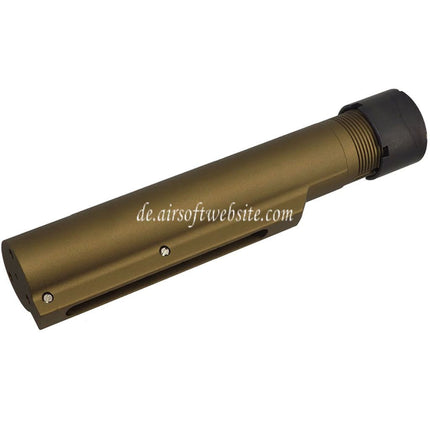Guns Modify GM CNC Aluminum 6-Position Schaft Pufferrohr Geeignet für VFC Umarex HK416 A5 Serie GBB Gewehre Airsoft