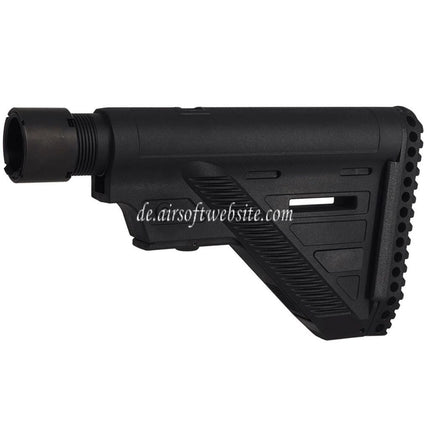 Guns Modify GM HK416 A5 Stil Polymer Slim Schaft mit 6-Position Pufferrohr Geeignet für VFC Umarex H&K HK416 A5 Serie GBB Gewehre Airsoft