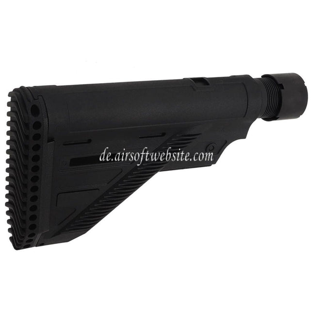 Guns Modify GM HK416 A5 Stil Polymer Slim Schaft mit 6-Position Pufferrohr Geeignet für VFC Umarex H&K HK416 A5 Serie GBB Gewehre Airsoft