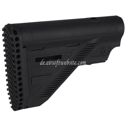 Guns Modify GM HK416 A5 Stil Polymer Slim Schaft mit 6-Position Pufferrohr Geeignet für VFC Umarex H&K HK416 A5 Serie GBB Gewehre Airsoft
