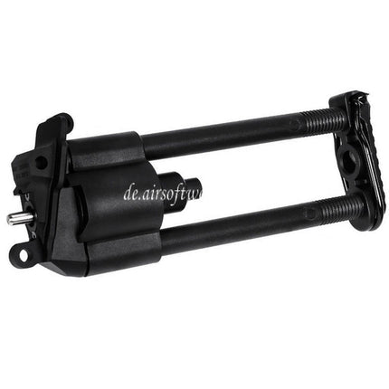 VFC Einziehbarer Paratrooper Stil Schaftsatz Geeignet für VFC M249 GBB Maschinengewehr Airsoft Schwarz