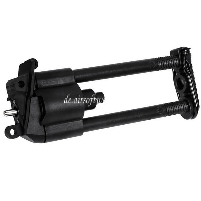 VFC Einziehbarer Paratrooper Stil Schaftsatz Geeignet für VFC M249 GBB Maschinengewehr Airsoft Schwarz