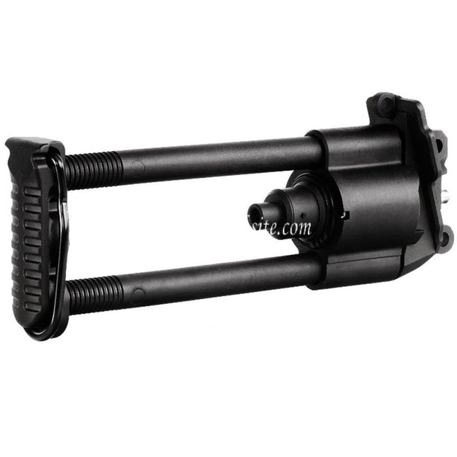 VFC Einziehbarer Paratrooper Stil Schaftsatz Geeignet für VFC M249 GBB Maschinengewehr Airsoft Schwarz