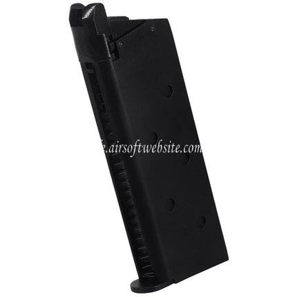 DOUBLE BELL 18rd Gas Magazin Geeignet für ARMY R45 Tokyo Marui Detonics .45 DOUBLE BELL 796 797 Vorpal Bunny AM .45 Serie GBB Pistolen Airsoft Schwarz