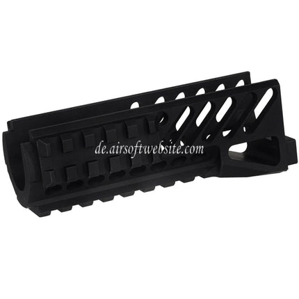 DOUBLE BELL CNC Aluminum Untere Handschutz Schienen System Geeignet für AKS-74U Serie AEG GBB Gewehre Airsoft Schwarz
