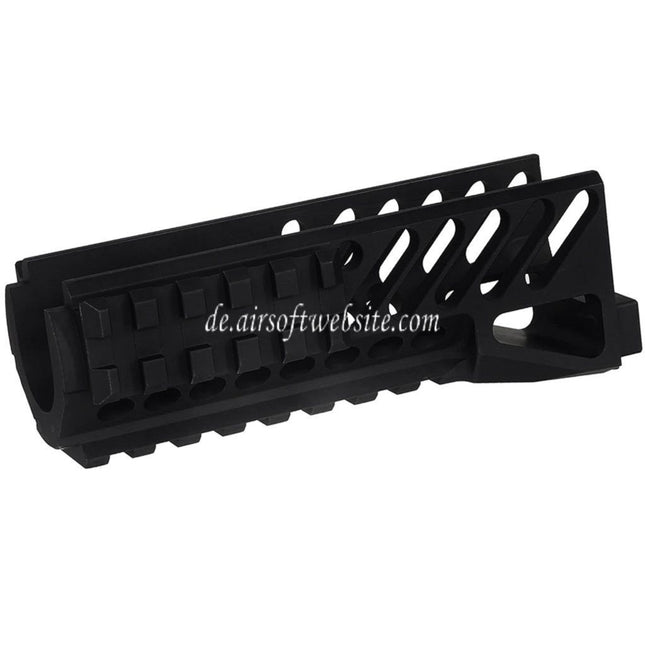 DOUBLE BELL CNC Aluminum Untere Handschutz Schienen System Geeignet für AKS-74U Serie AEG GBB Gewehre Airsoft Schwarz