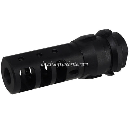 PTS Dead Air KeyMo Mündungsbremse Mündungsfeuerdämpfer Geeignet für -14mm CCW Gegen den Uhrzeigersinn Lauf Gewehre Airsoft