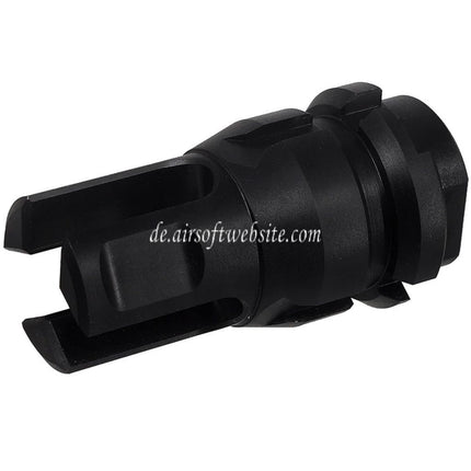 PTS Dead Air KeyMicro Mündungsfeuerdämpfer Geeignet für -14mm CCW Gegen den Uhrzeigersinn Lauf Gewehre Airsoft