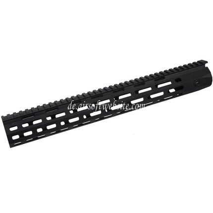 DOUBLE BELL M-LOK Handschutz Schienen System Geeignet für DOUBLE BELL SR25 DMR Serie AEG Gewehre Airsoft Schwarz