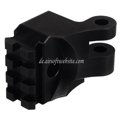 BBT CNC Aluminum M1913 20mm Schienen Schaft Adapter Geeignet für KRYTAC Kriss Vector Serie AEG GBB SMG Gewehre Airsoft Schwarz